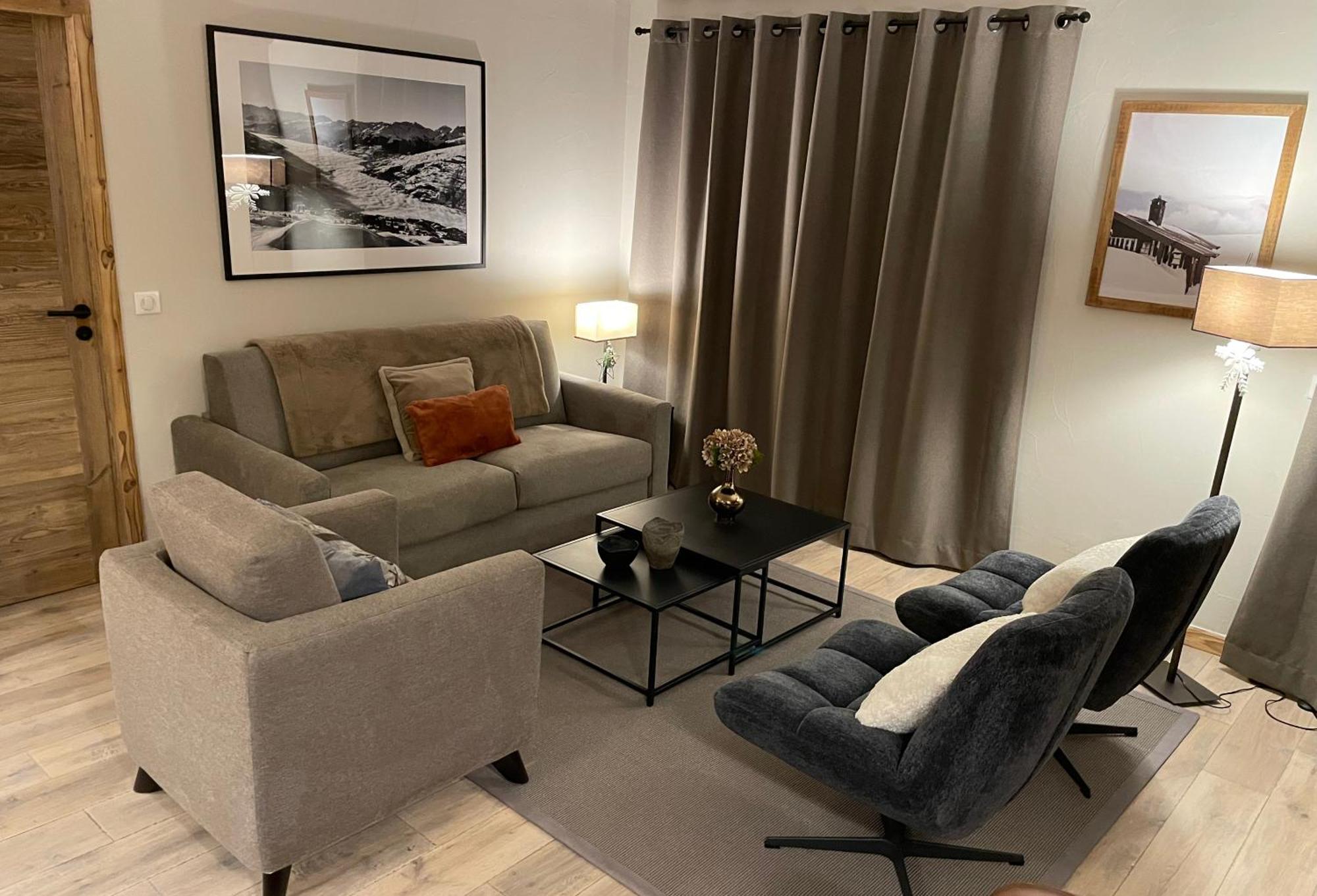 Spacious Ski-In Ski-Out Apartment 4-6 Pax, 161 Sources De Marie Arc 1950 Les Arcs  外观 照片