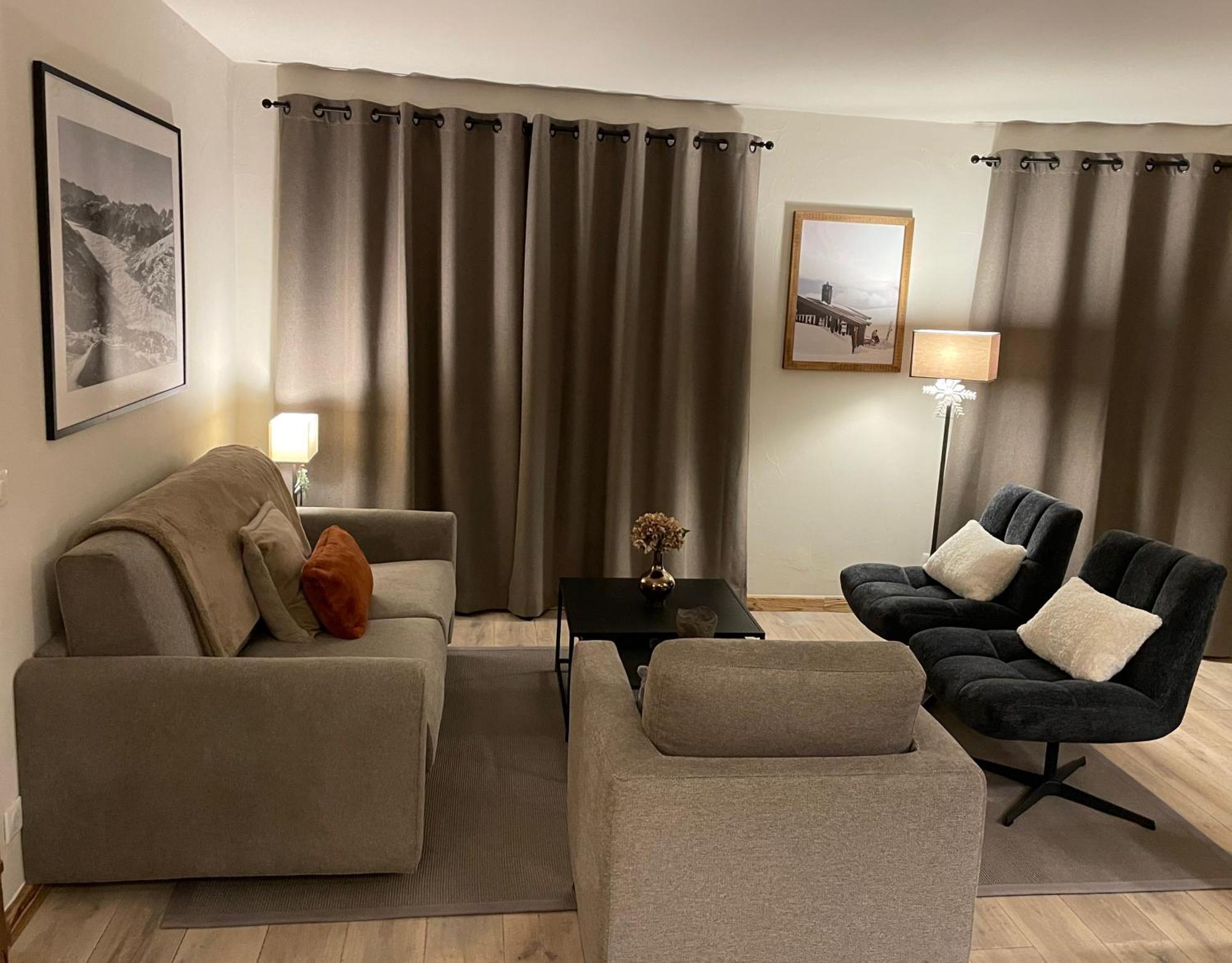 Spacious Ski-In Ski-Out Apartment 4-6 Pax, 161 Sources De Marie Arc 1950 Les Arcs  外观 照片